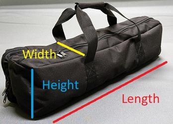 Custom Size Duffel Bags how to measure your duffel bag